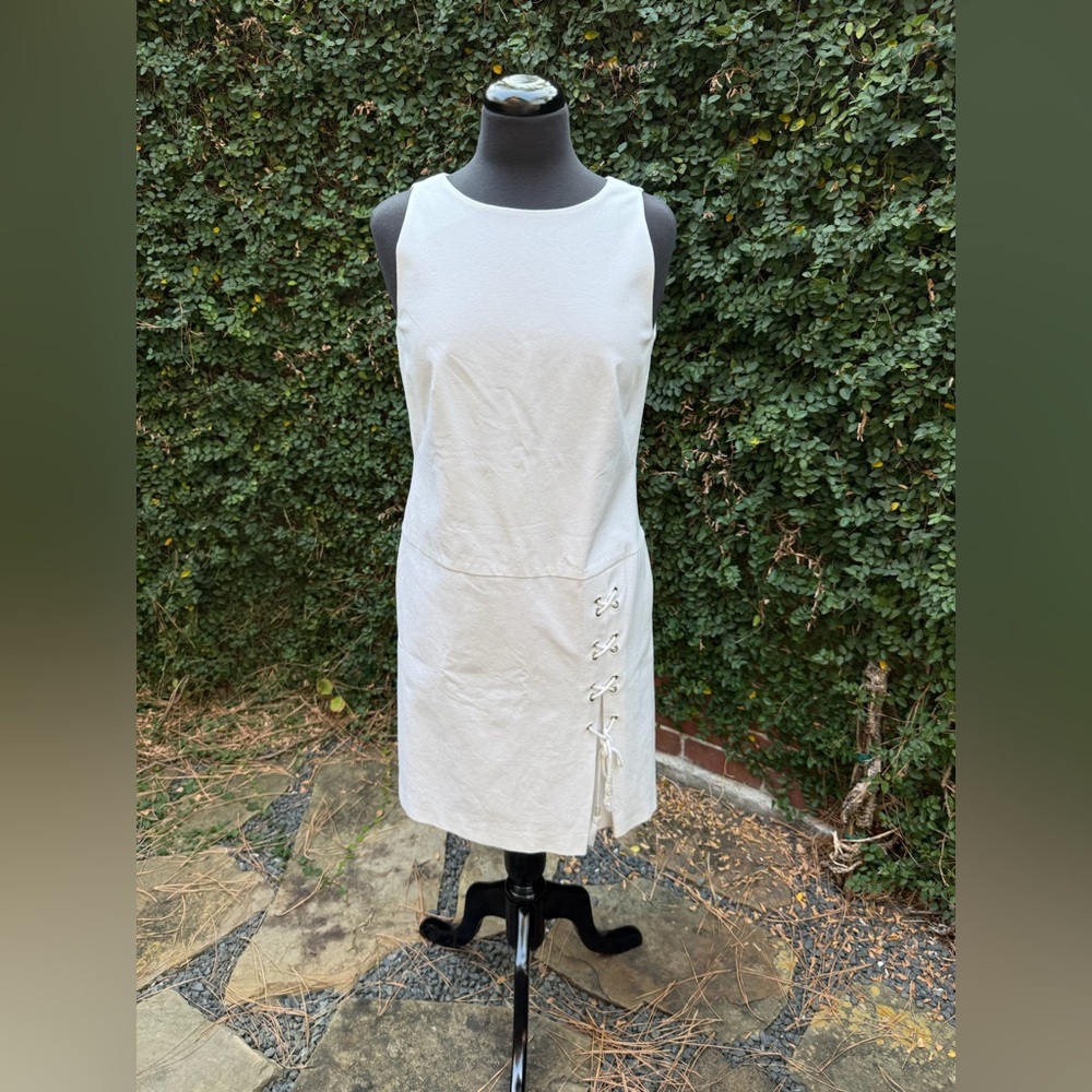 Brooks Brothers White Mini Dress